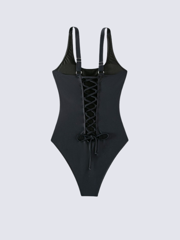 Precious Closet Black Seamless Square Neck Sculpting Bodysuit