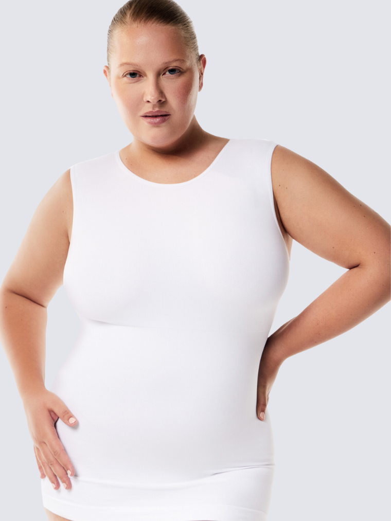 Precious Closet Seamless High Neck Sleeveless Shapewear Top
