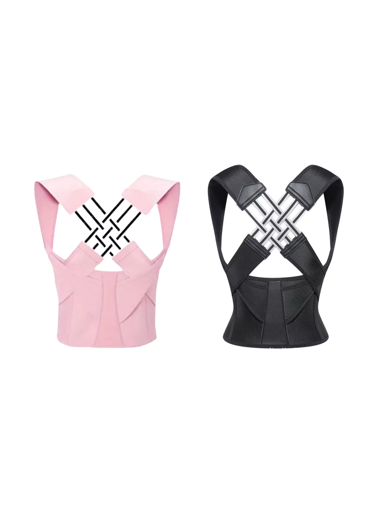 Precious Closet Black Adjustable Back Support Posture Corrector