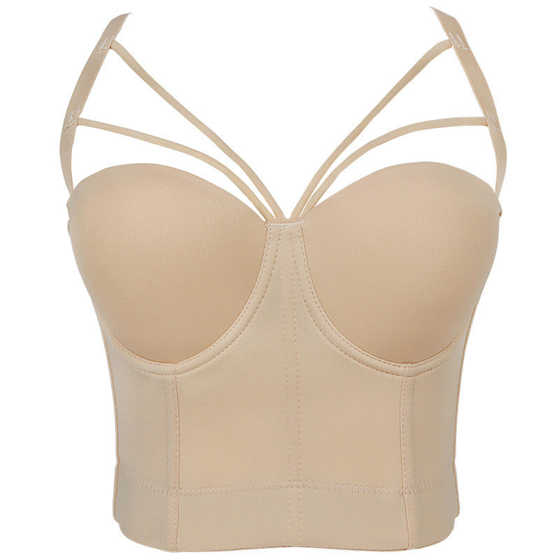 Precious Closet Strappy Bustier Corset Cami Top