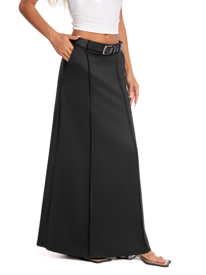 Precious Closet High Waist A-Line Maxi Skirt