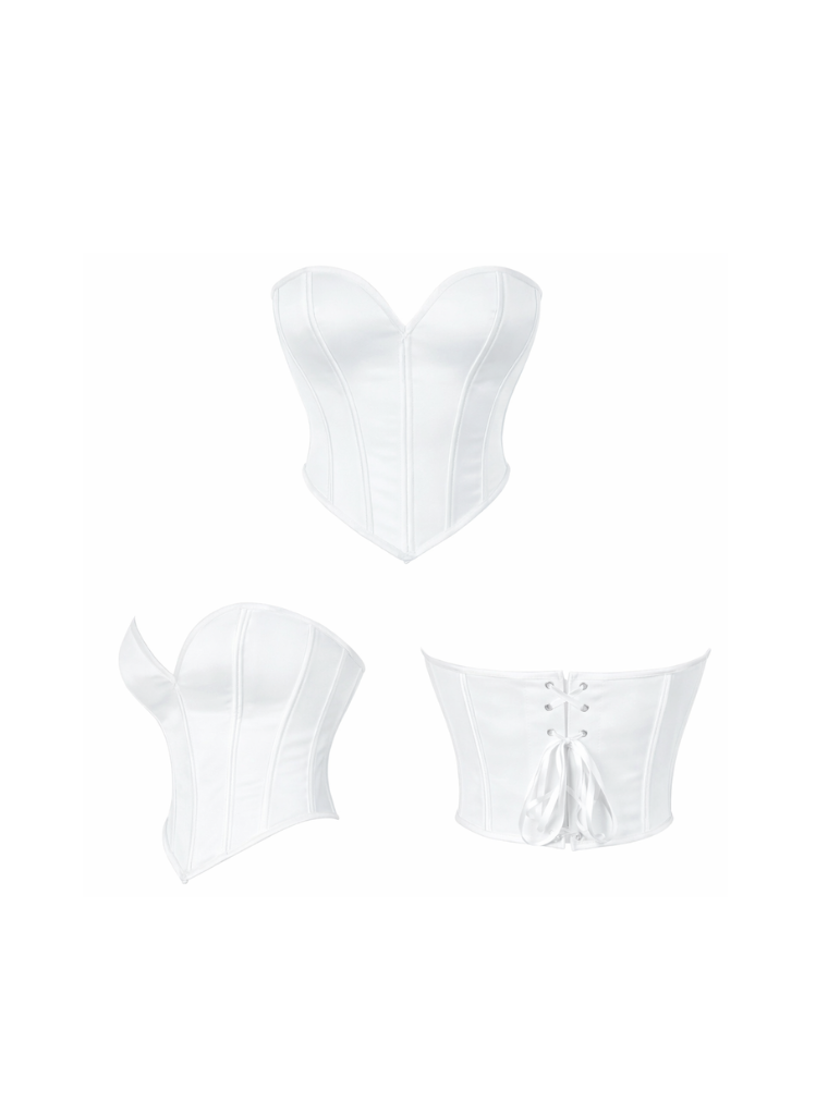 Precious Closet Strapless Sweetheart Corset Top