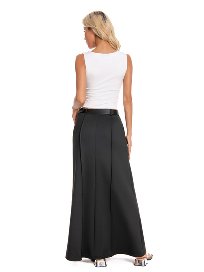 Precious Closet High Waist A-Line Maxi Skirt