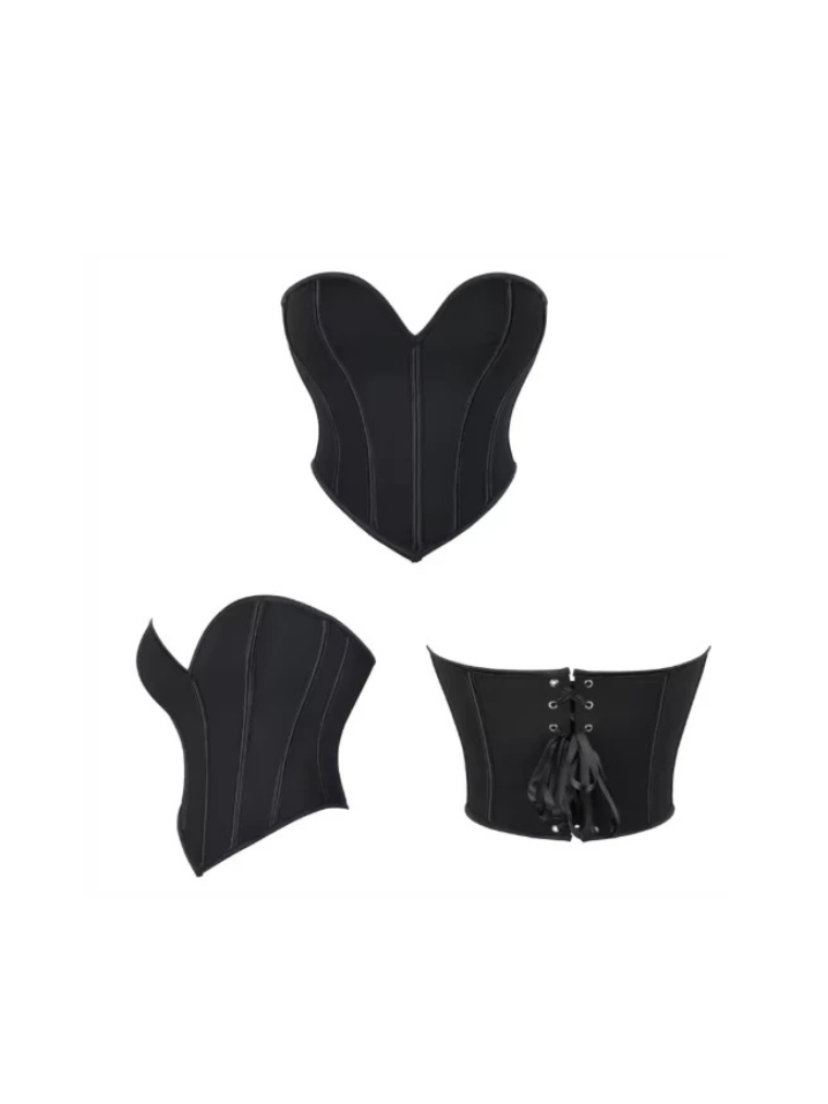 Precious Closet Strapless Sweetheart Corset Top