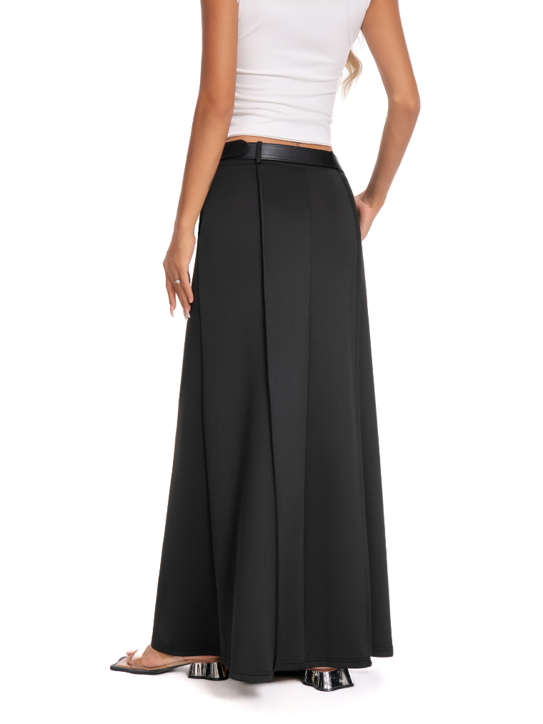 Precious Closet High Waist A-Line Maxi Skirt