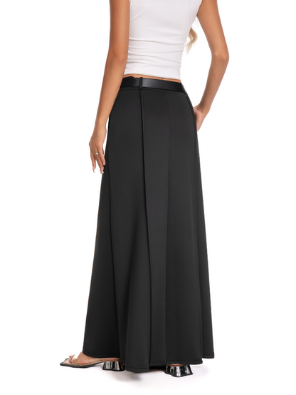 Precious Closet High Waist A-Line Maxi Skirt