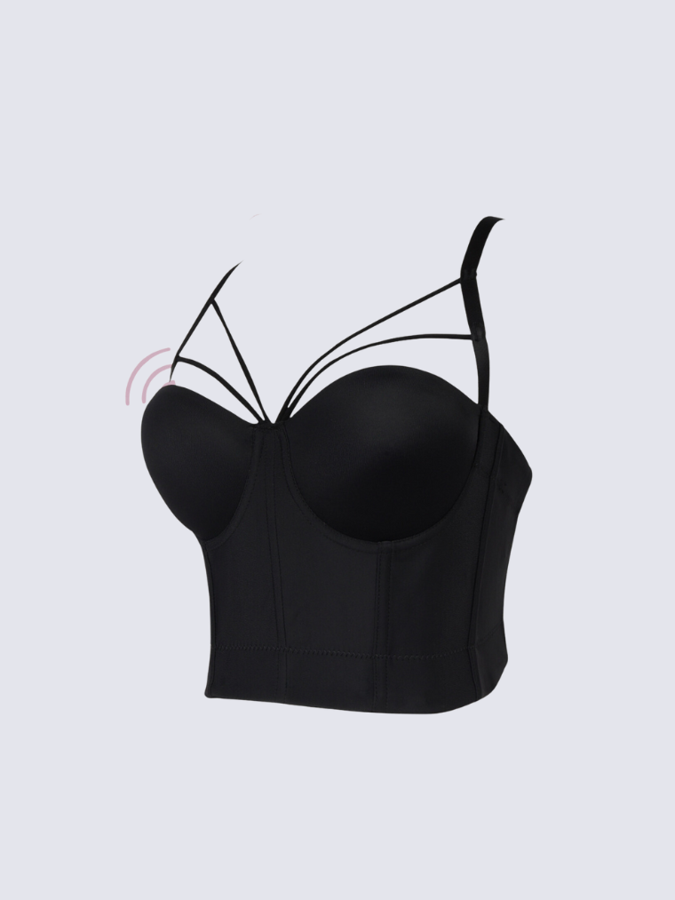 Precious Closet Strappy Bustier Corset Cami Top