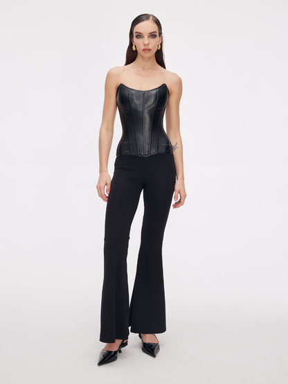 Precious Closet Strapless Sweetheart Boned Corset Top