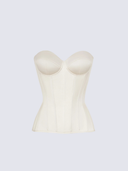 Precious Closet Sweetheart Padded Cup Boned Corset Bustier