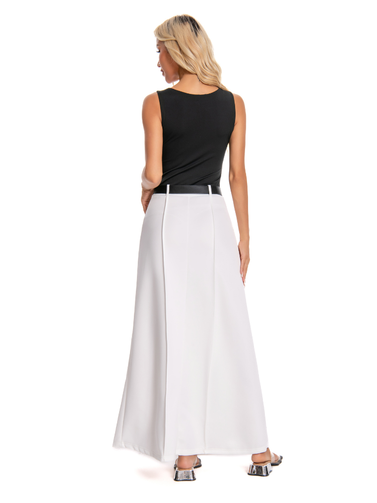 Precious Closet High Waist A-Line Maxi Skirt