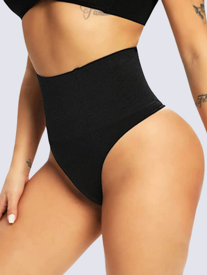 Precious Closet High Waist Tummy Control Thong Shapewear