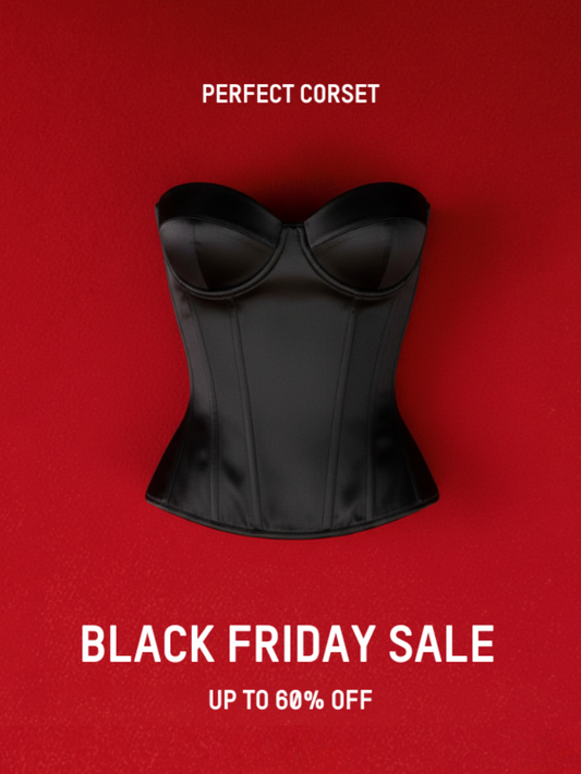 Precious Closet Sweetheart Cup Strapless Boned Corset Top