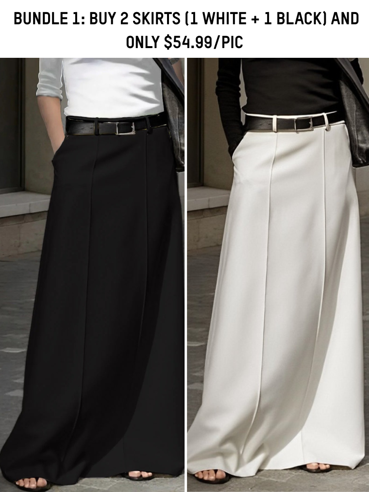 Precious Closet High Waist A-Line Maxi Skirt