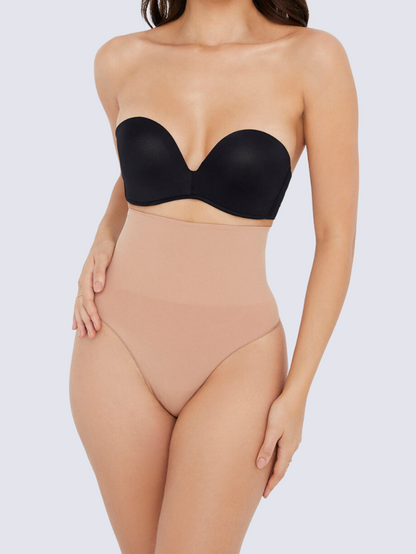 Precious Closet High Waist Tummy Control Thong Shapewear