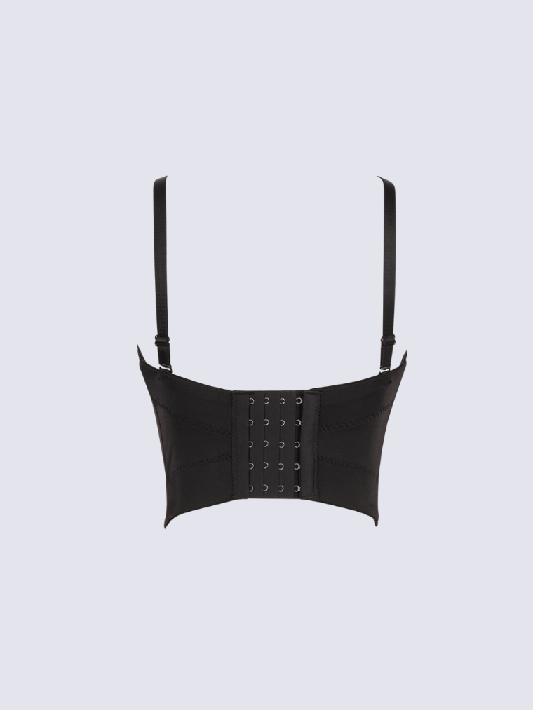 Precious Closet Strappy Bustier Corset Cami Top