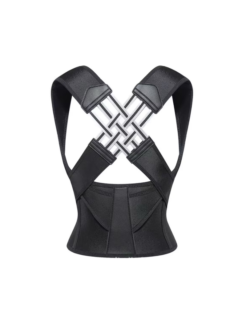 Precious Closet Black Adjustable Back Support Posture Corrector