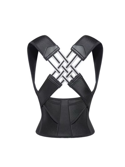 Precious Closet Black Adjustable Back Support Posture Corrector