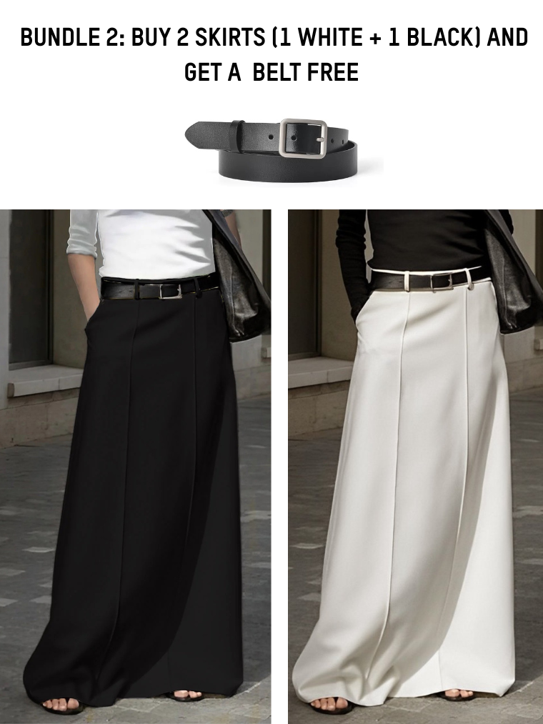 Precious Closet High Waist A-Line Maxi Skirt
