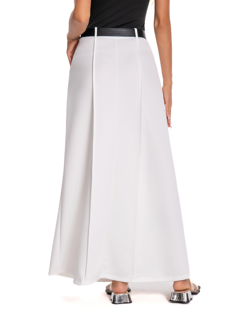 Precious Closet High Waist A-Line Maxi Skirt