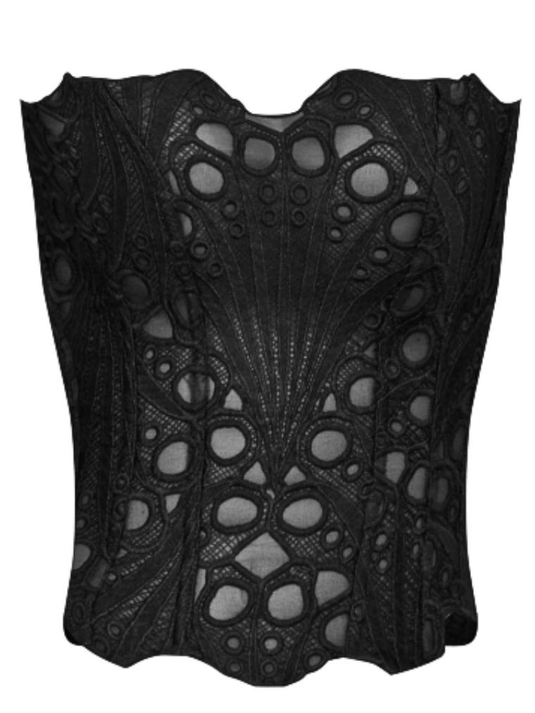 Precious Closet Florence Lace Strapless Corset Top
