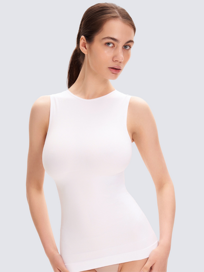 Precious Closet Seamless High Neck Sleeveless Shapewear Top