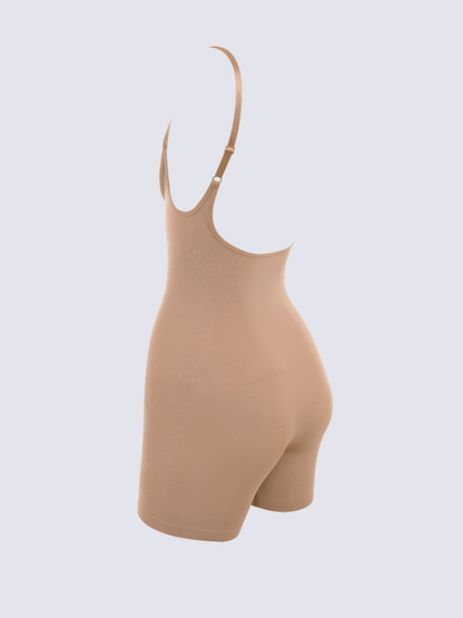 Precious Closet Sweetheart Shapewear Bodysuit Mid Thigh