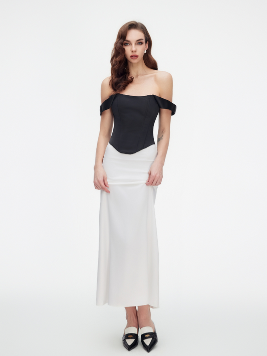 Precious Closet Off-Shoulder Corset Top