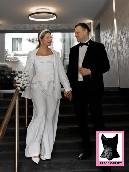 Precious Closet Sweetheart Strapless Structured Corset Top
