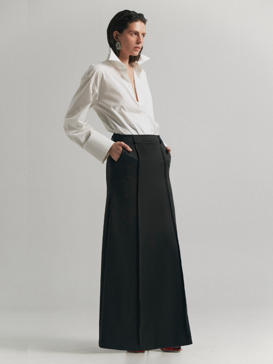 Precious Closet High Waist A-Line Maxi Skirt
