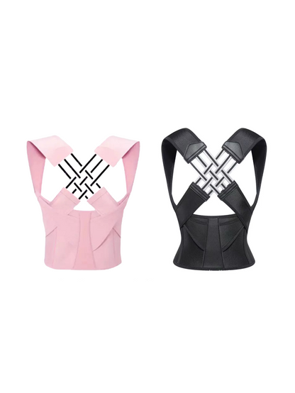 Precious Closet Black Adjustable Back Support Posture Corrector
