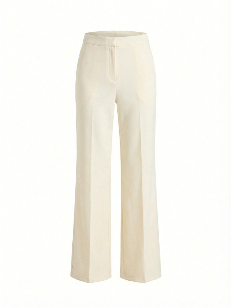 Precious Closet High Waist Straight Leg Trousers