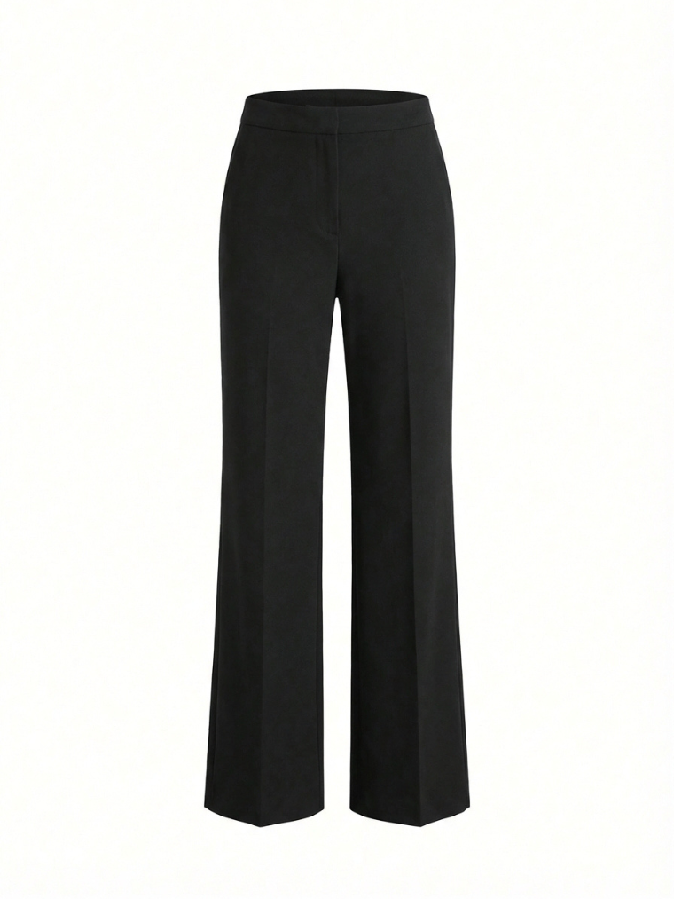Precious Closet High Waist Straight Leg Trousers