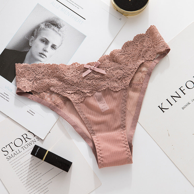 Precious Closet Lace 3-Piece Lingerie Set