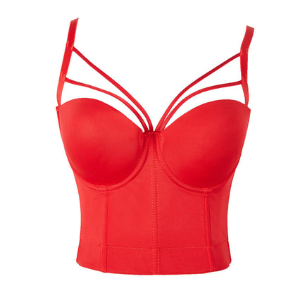 Precious Closet Strappy Bustier Corset Cami Top