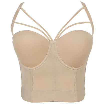 Precious Closet Strappy Bustier Corset Cami Top