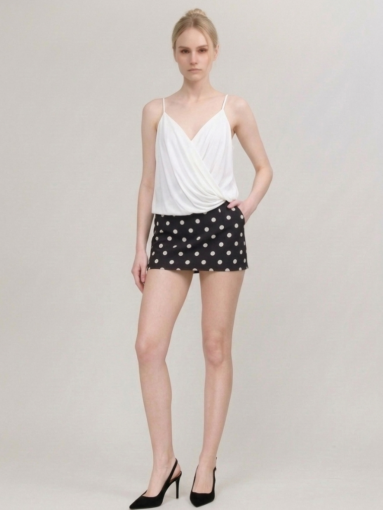 Precious Closet Wrap V-Neck Cami Top
