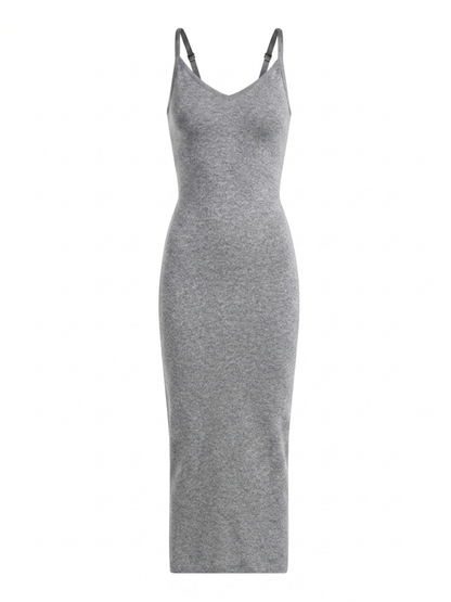 Precious Closet Ribbed Bodycon Midi Dress